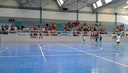 Un momento de la celebración del torneo solidario el pasado domingo (CD ALBOLOTE FUTSAL)