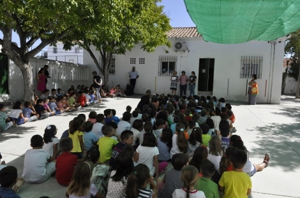 Comienzo del curso escolar en el colegio de El Chaparral 