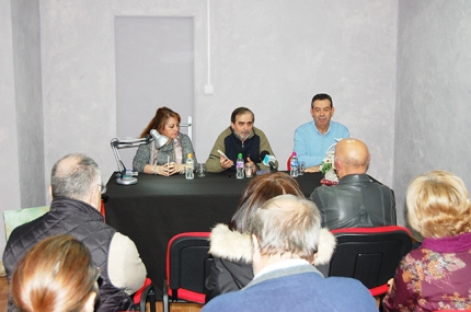 Un momento de la presentación del libro.