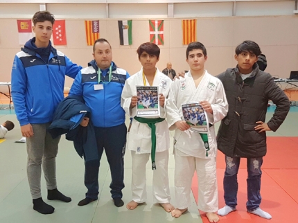 Delegación del Cub Judo Blas González en la Copa Nacional infantil 