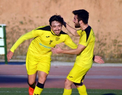 Plata celebró el gol de la victoria, aunque el colegiado se lo apuntó a Wesley (GRJ)