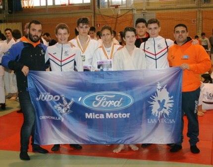 Delegación del Club de Judo Chinchilla en la Copa de España Cadete, 