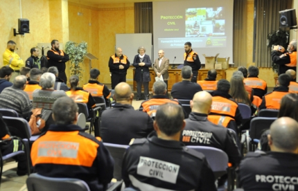 Un momento de acto de inauguración del curso en el OAL de Albolote 