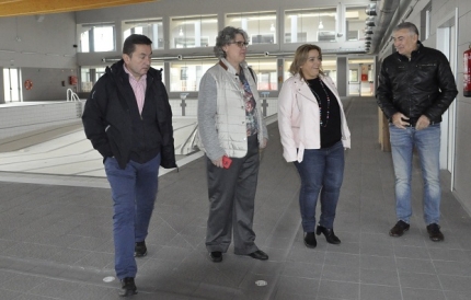 La Diputada de deportes visita al Centro Deportivo Urbano 