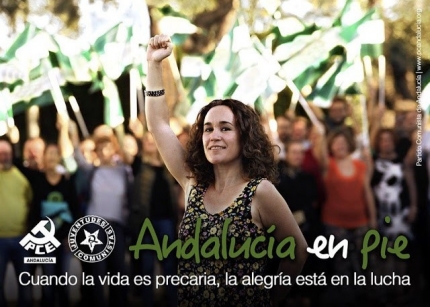 Campaña de IU para la celebración del día de Andalucía el próximo 28 de febrero