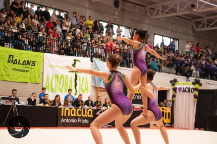 Una de las muchas bellas estampas que deparó el 5º Torneo Jico de Gimnasia Acrobática 