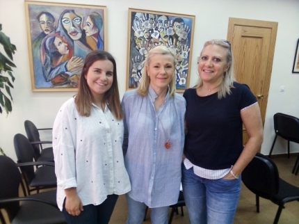 Candidatas socialistas en el centro municipal de información a la mujer 