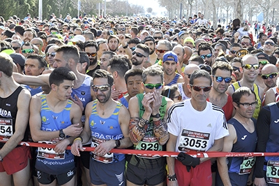 Corredores en la prueba de fondo del pasado año.