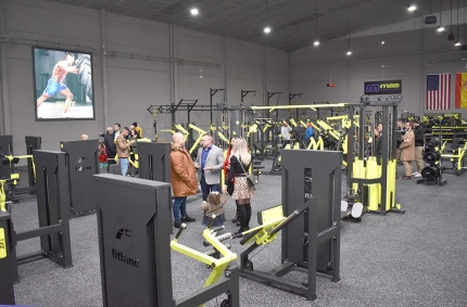 Aspecto de la nueva sala de fitness MASmusculo Fit, en la calle Víznar del Polígono Juncaril.