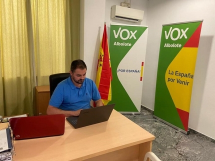 El portavoz de Vox, David Navarro