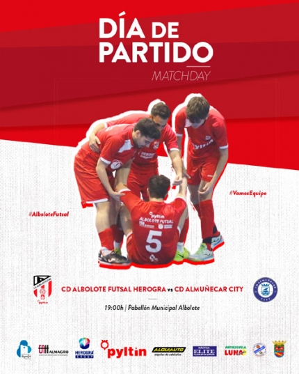 Cartel promocional del partido de este jueves en Albolote 