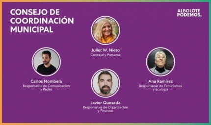 Miembros del Consejo de Coordinación de Podemos