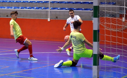 El Albolote Futsal luchará por mantener la primera posición de la tabla (J. PALMA)