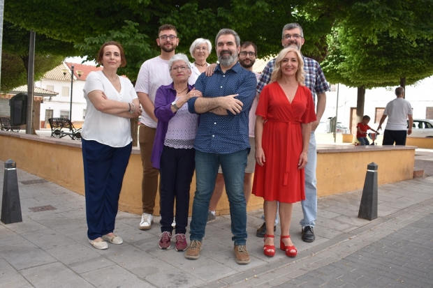 Miembros de la candidatura de Podemos 