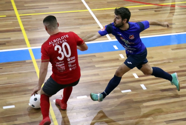 El Albolote Herogra ganó el partido de vuelta al Sporting Almeria (ALBOLOTE FUTSAL)