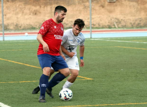 Imanol, que fue expulsado en Chauchina, en un partido jugado en casa (J. PALMA)