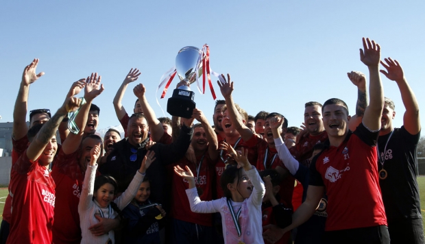 El CF Imperio revalidó su título de campeón de la Copa Andalucía (J. PALMA)